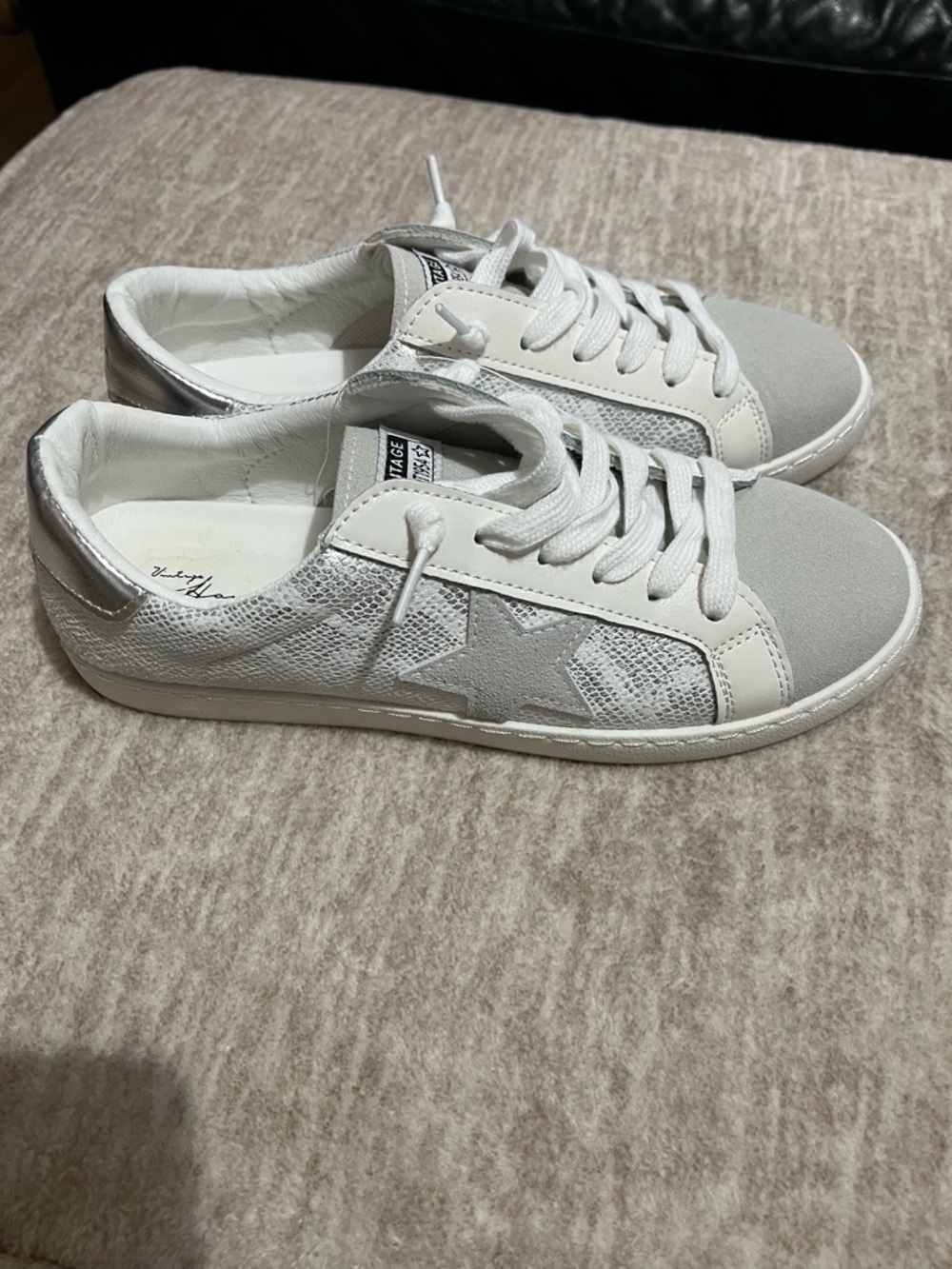 🫧Vintage Havana Carla silver snake grey